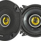 BOCINAS JUEGO DE DOS BOCINAS KICKER COLOR NEGRO 4 OHM COAXIALES 4"