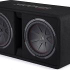 COMPR 12"(30CM) DUAL SUBWOOFERS IN VENTED ENCL, 2OHM, ROHS COMPLIANT - 48DCWR122