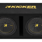 BOCINAS DUAL COMPC 10-INCH (25CM) SUBS IN VENTED ENCLOSURE, 2-OHM, ROHS COMPLIANT KICKER