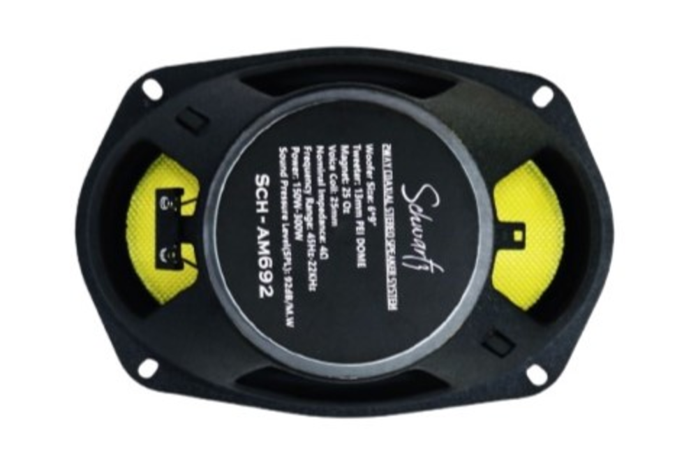 Serie Amarilla BOCINA 6X9 RMS150W MAX300W SCHWARTZ
