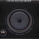 WOOFER KICKER CVTDF 10" 25CM SUBWOOFER IN DOWN FIRING ENCL 2 OHM ROHS COMPLIANT