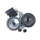 BOCINAS COMPONENTE KICKER DE 6X3.4" COLOR NEGRO CON CROSSOVER Y TRES TWITTER